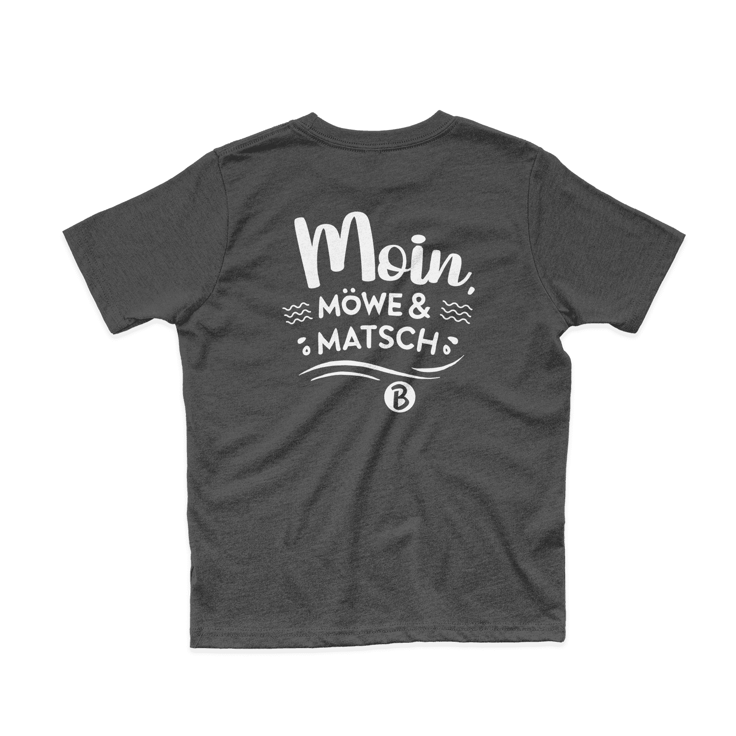 Kinder Unisex Tshirt - Moin Möwe & Matsch